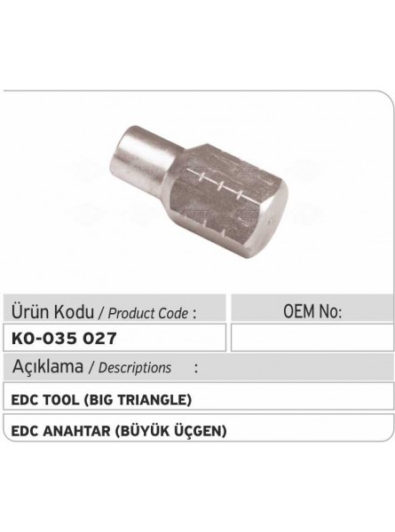 Инструмент EDC (Большой треугольник)